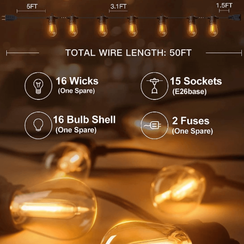 Shatterproof Outdoor String Lights – Durable and Weatherproof Illumination-Solar Wind LED Chime