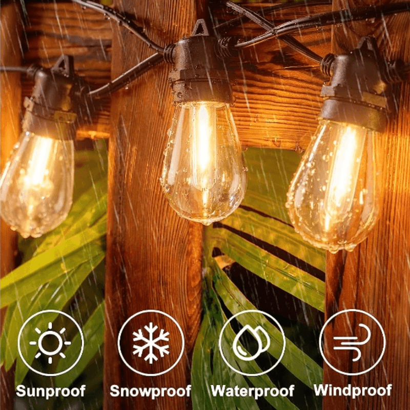 Shatterproof Outdoor String Lights – Durable and Weatherproof Illumination-Solar Wind LED Chime