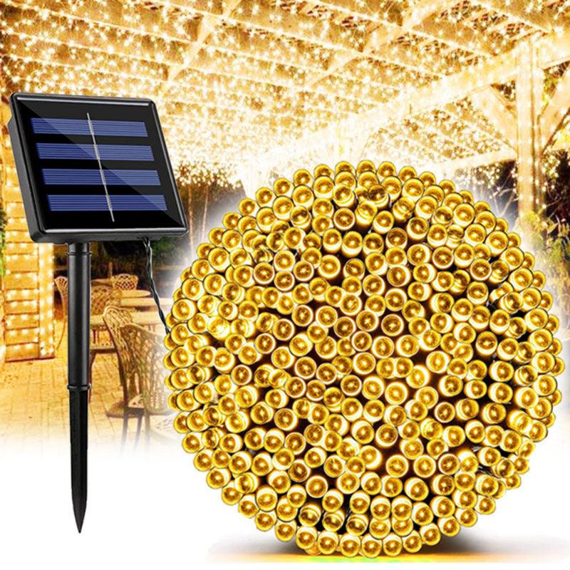 Outdoor String Lights Waterproof – Fairy LED Lights for Garden-Solar Wind LED Chime