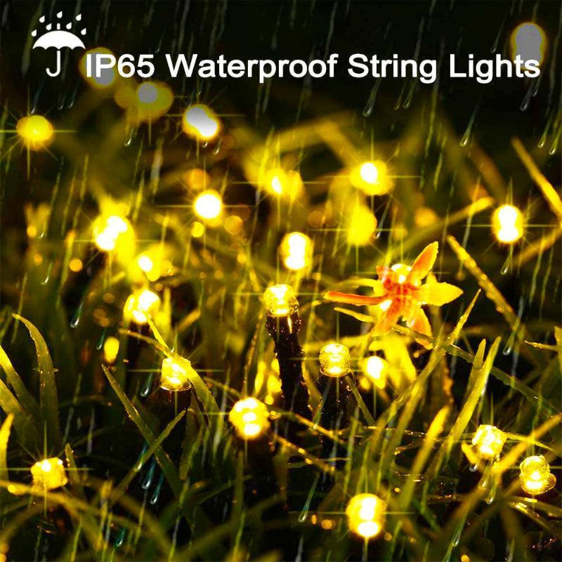 Outdoor String Lights Waterproof – Fairy LED Lights for Garden-Solar Wind LED Chime