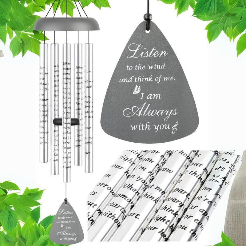 Outdoor Wind Chimes With Resonant Melody-Solar Wind LED Chime