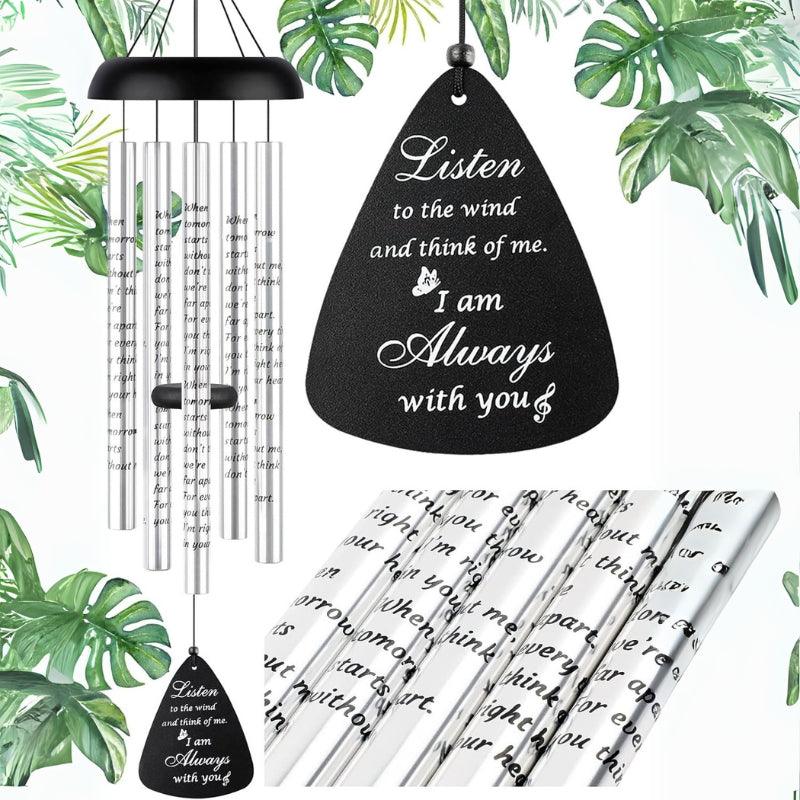 Outdoor Wind Chimes With Resonant Melody-Solar Wind LED Chime