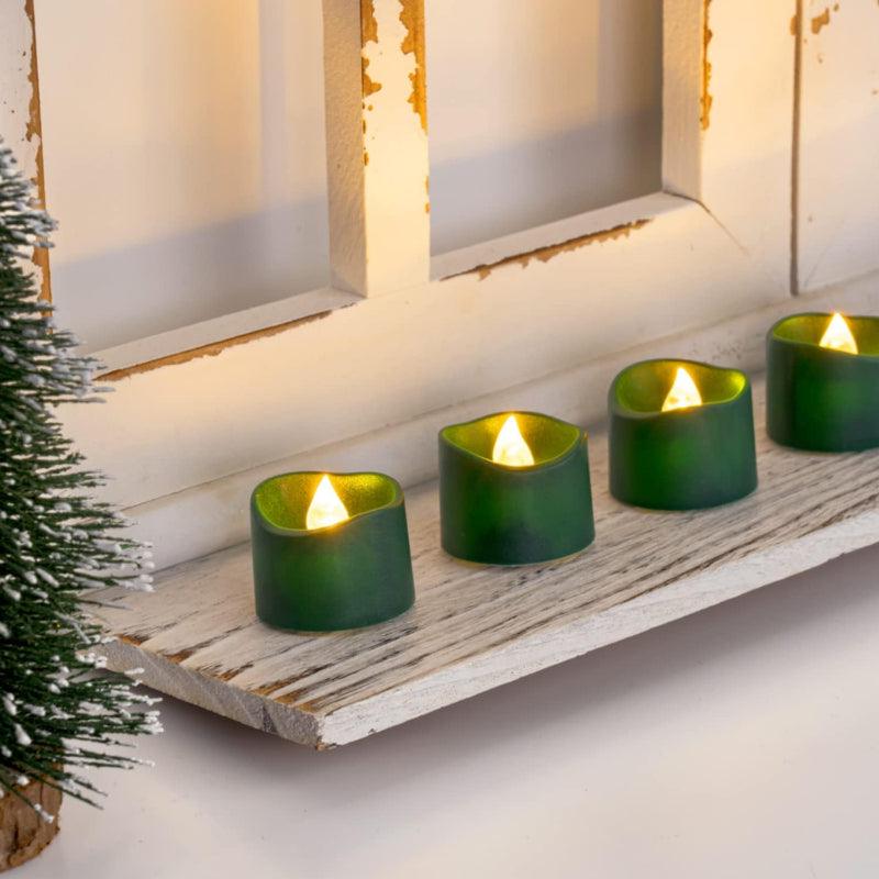 Pack 12 Battery Candles – LED Tabletop Operated Lights-Solar Wind LED Chime