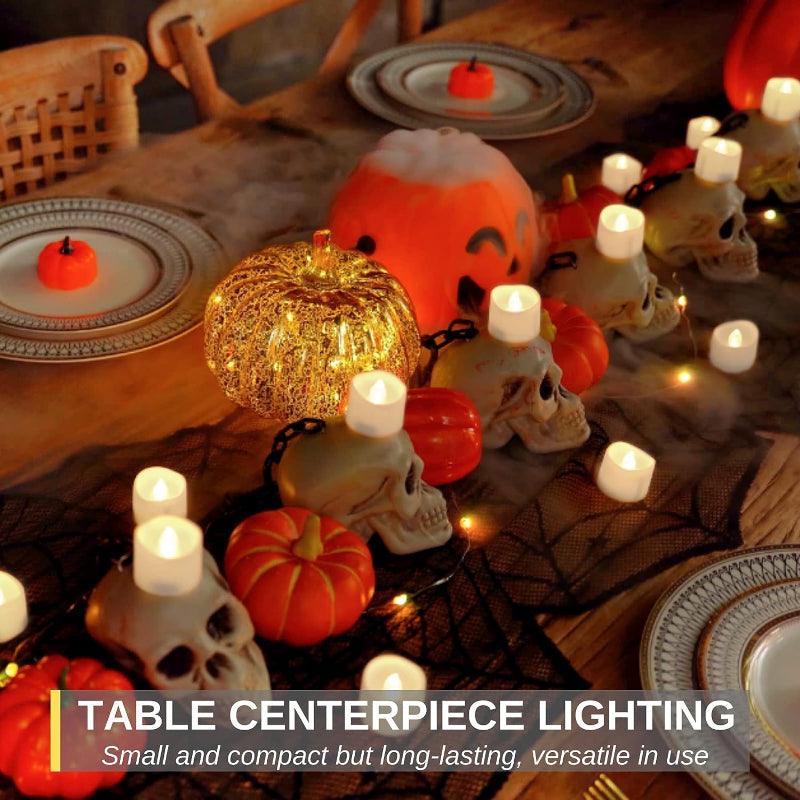 Pack 12 LED Candles Home Decor – Perfect for Home Decor-Solar Wind LED Chime