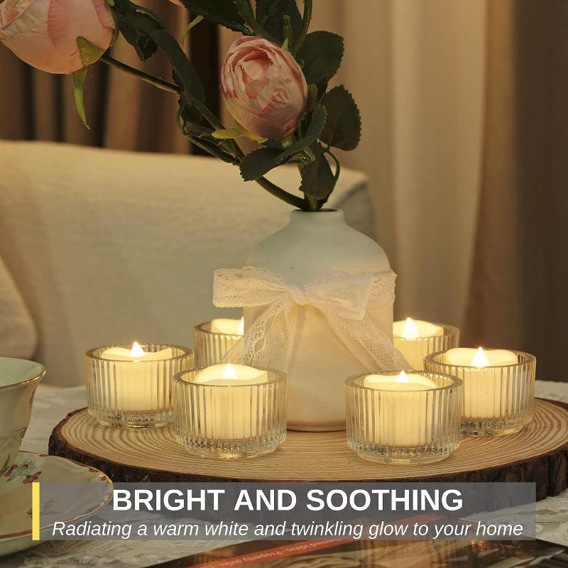 Pack 12 LED Candles Home Decor – Perfect for Home Decor-Solar Wind LED Chime