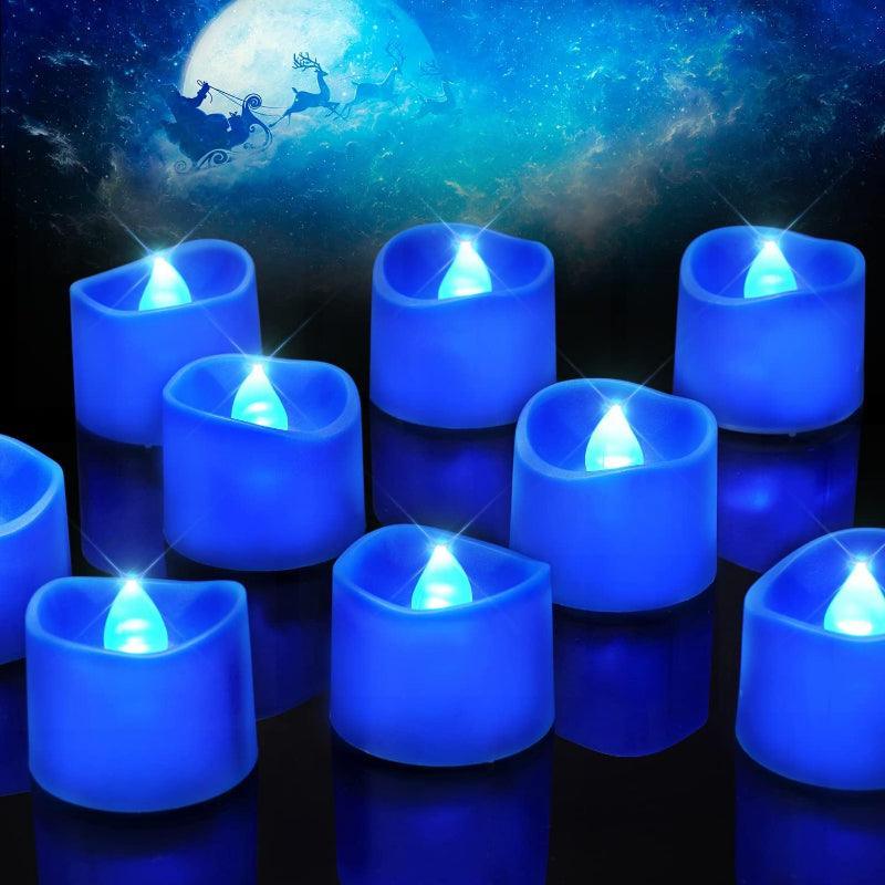 Pack 12 LED Table Candles – Flameless and Elegant Design-Solar Wind LED Chime