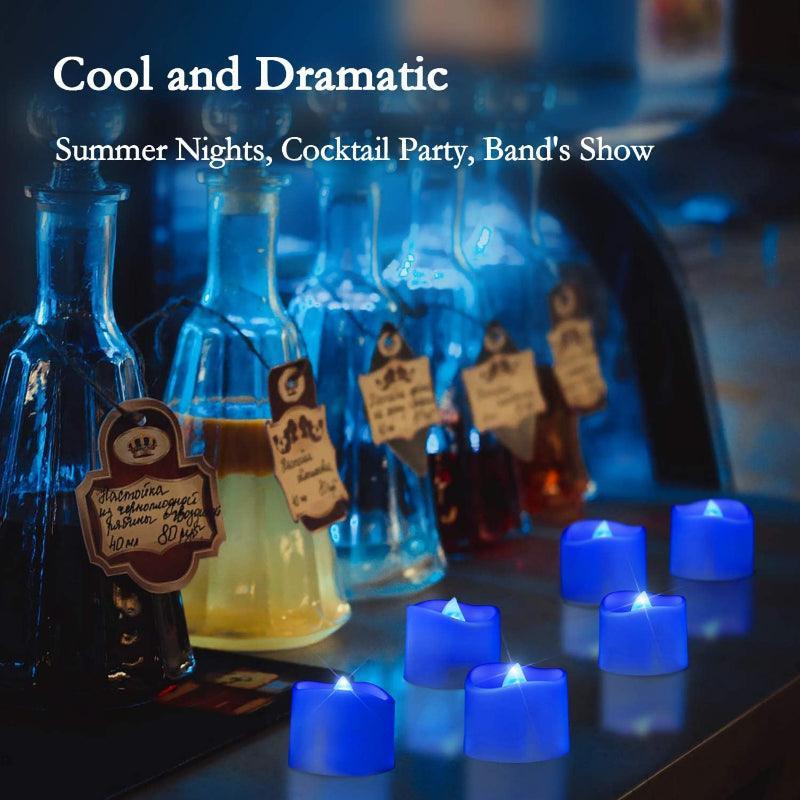 Pack 12 LED Table Candles – Flameless and Elegant Design-Solar Wind LED Chime