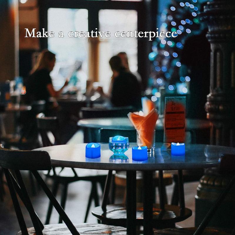 Pack 12 LED Table Candles – Flameless and Elegant Design-Solar Wind LED Chime