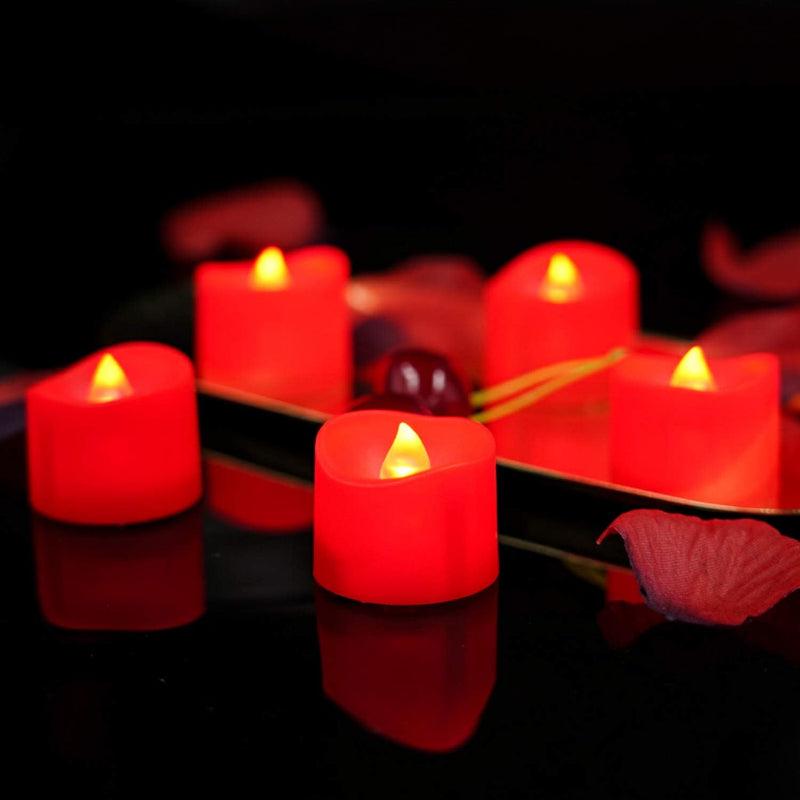 Pack 12 Flickering Candles – Flameless LED Holiday Lights-Solar Wind LED Chime