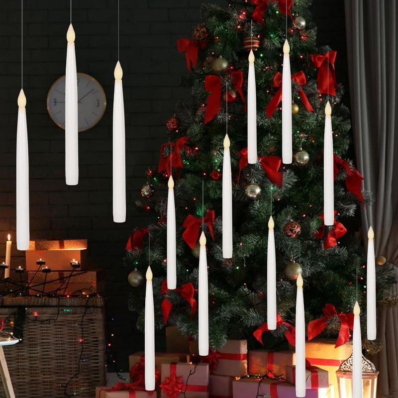 Pack 12 Floating Candles – Remote Controlled LED Lights-Solar Wind LED Chime