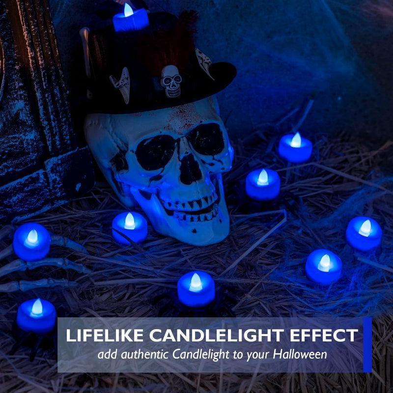 Pack 24 Flameless Candles – Elegant Lighting for Any Occasion-Solar Wind LED Chime