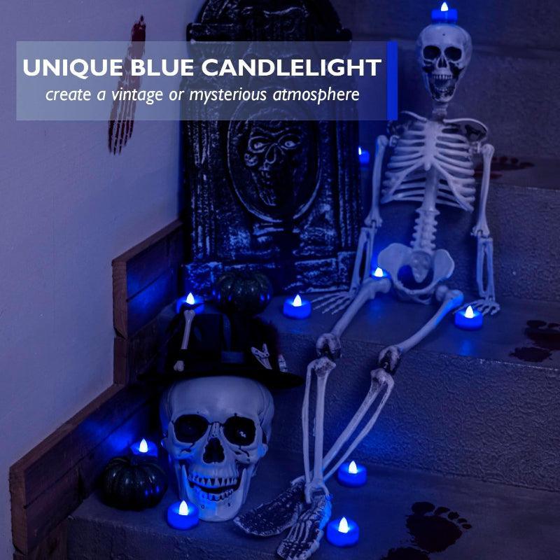 Pack 24 Flameless Candles – Elegant Lighting for Any Occasion-Solar Wind LED Chime