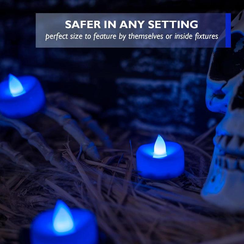 Pack 24 Flameless Candles – Elegant Lighting for Any Occasion-Solar Wind LED Chime