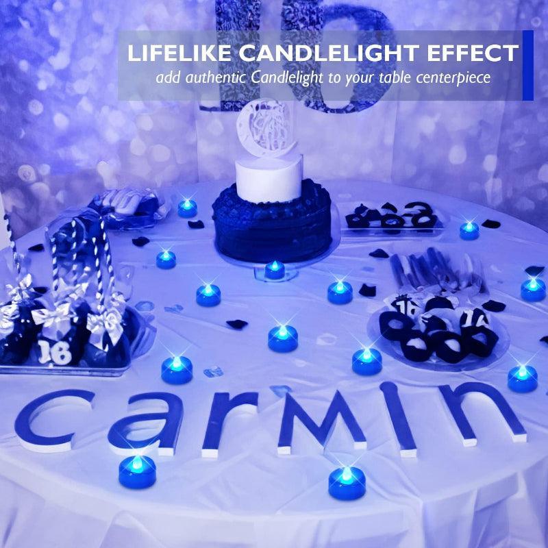 Pack 24 Flameless Candles – Elegant Lighting for Any Occasion-Solar Wind LED Chime