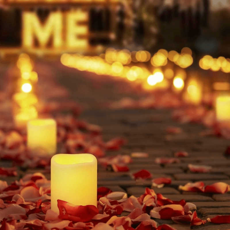 Pack 24 Flameless Votive Candles – Elegance and Safety-Solar Wind LED Chime