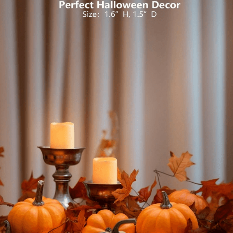 Pack 24 Flameless Votive Candles – Elegance and Safety-Solar Wind LED Chime