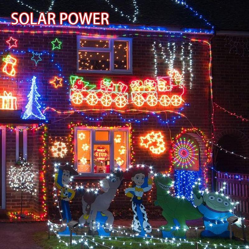 Pack 2 Fairy String Lights – Solar Powered LED Decor-Solar Wind LED Chime