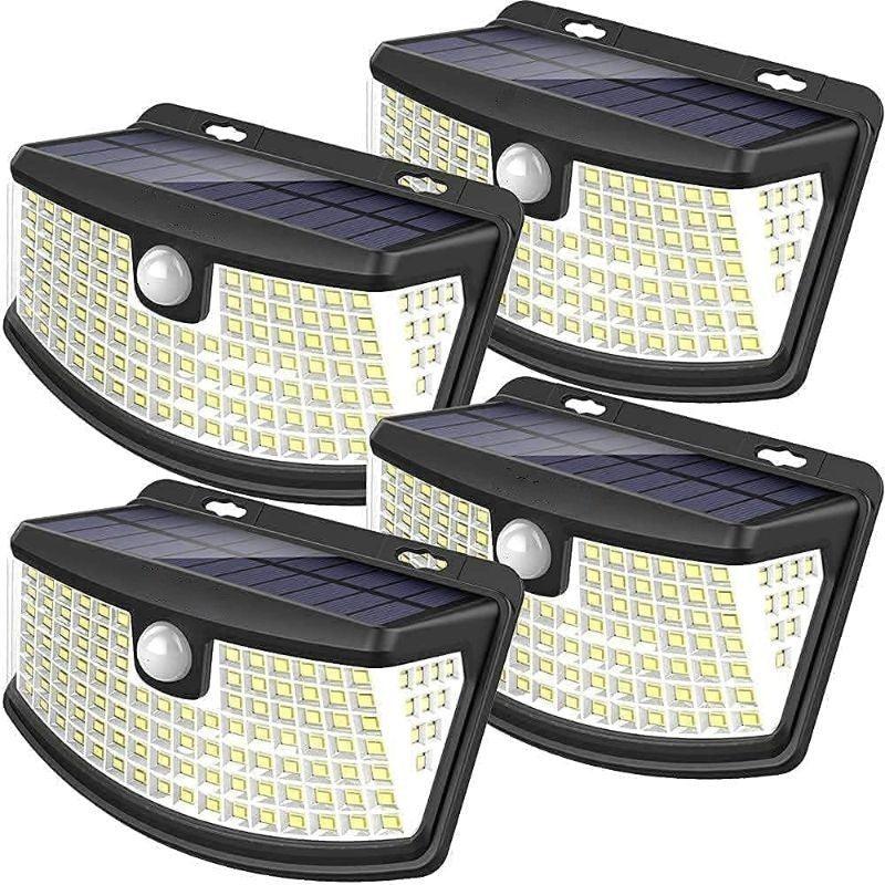 Pack 4 Solar Lights  – Motion Sensor and Waterproof-Solar Wind LED Chime