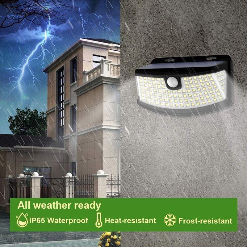 Pack 4 Solar Lights  – Motion Sensor and Waterproof-Solar Wind LED Chime