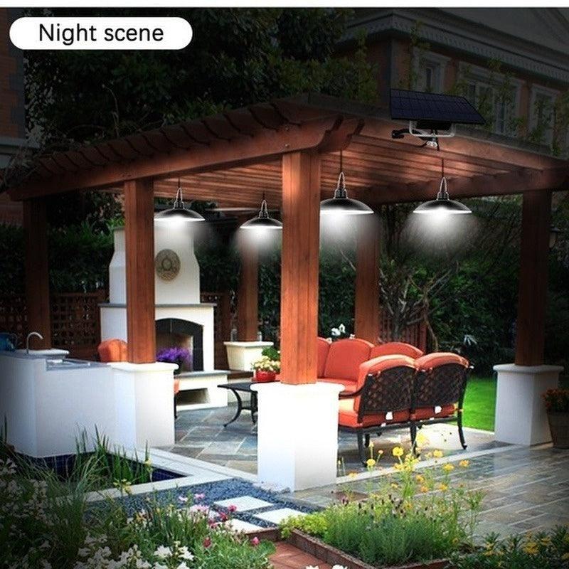 Pull Switch LED Lights - Waterproof Energy Efficient Lighting-Solar Wind LED Chime