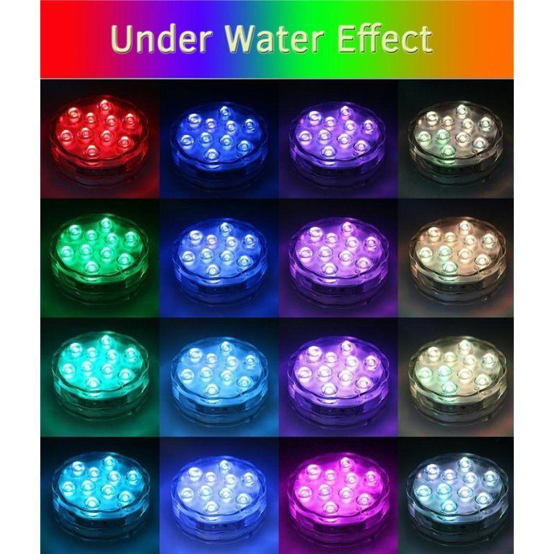 RGB Led Submersible Underwater Night Lamp-Solar Wind LED Chime