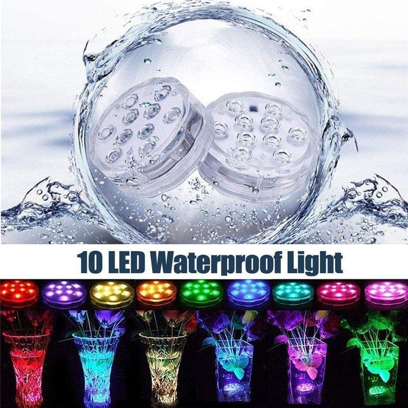 RGB Led Submersible Underwater Night Lamp-Solar Wind LED Chime