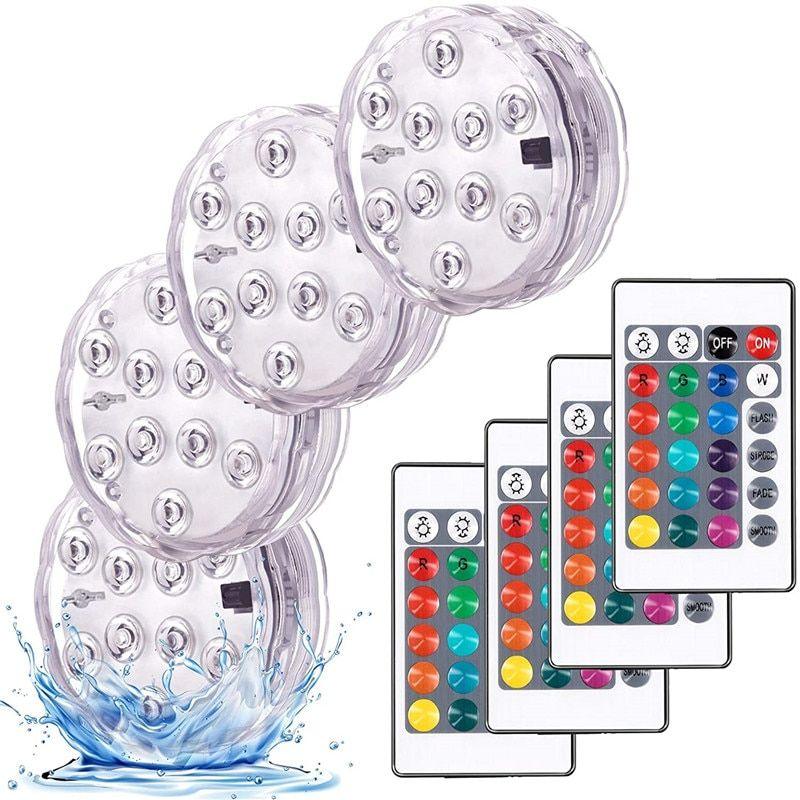 RGB Led Submersible Underwater Night Lamp-Solar Wind LED Chime