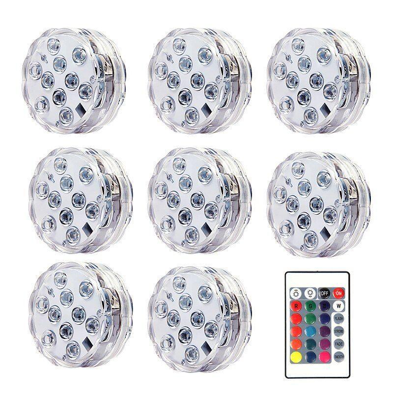 RGB Led Submersible Underwater Night Lamp-Solar Wind LED Chime