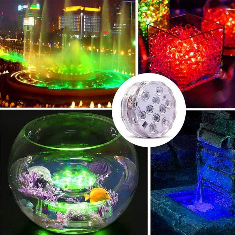 RGB Led Submersible Underwater Night Lamp-Solar Wind LED Chime