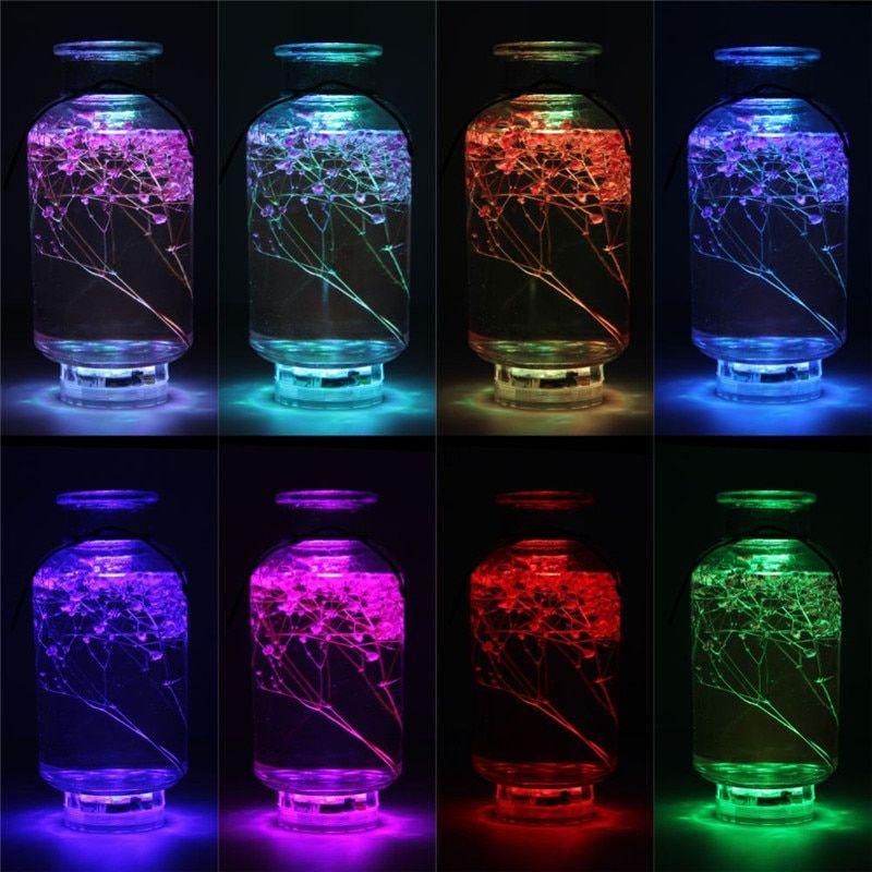 RGB Led Submersible Underwater Night Lamp-Solar Wind LED Chime