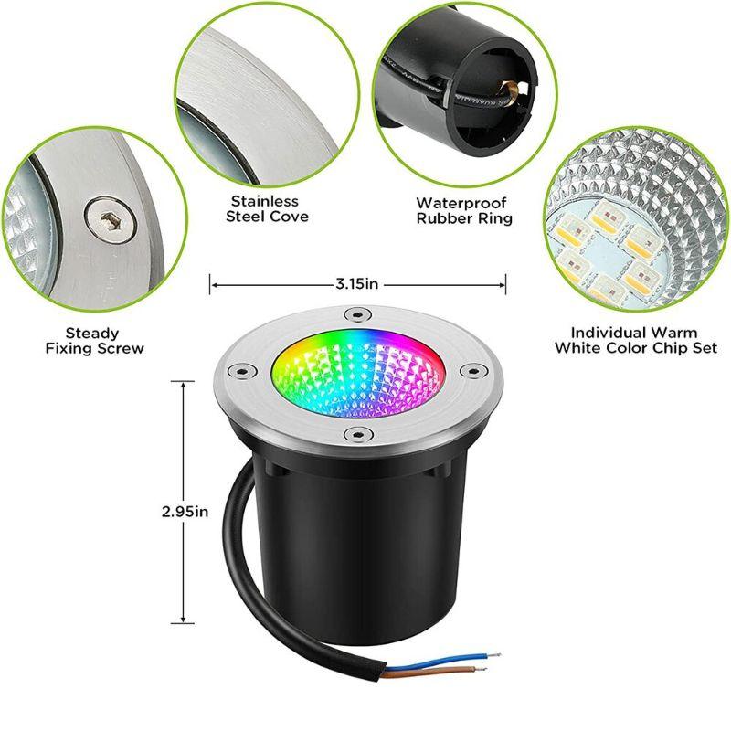 RGB LED Underground Lamp - Outdoor Lighting For Your Space-Solar Wind LED Chime