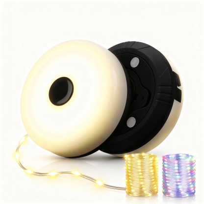 Rechargeable Tent Lights String With 8 Lighting Modes With Hanging Waterproof Portable LED Lamp