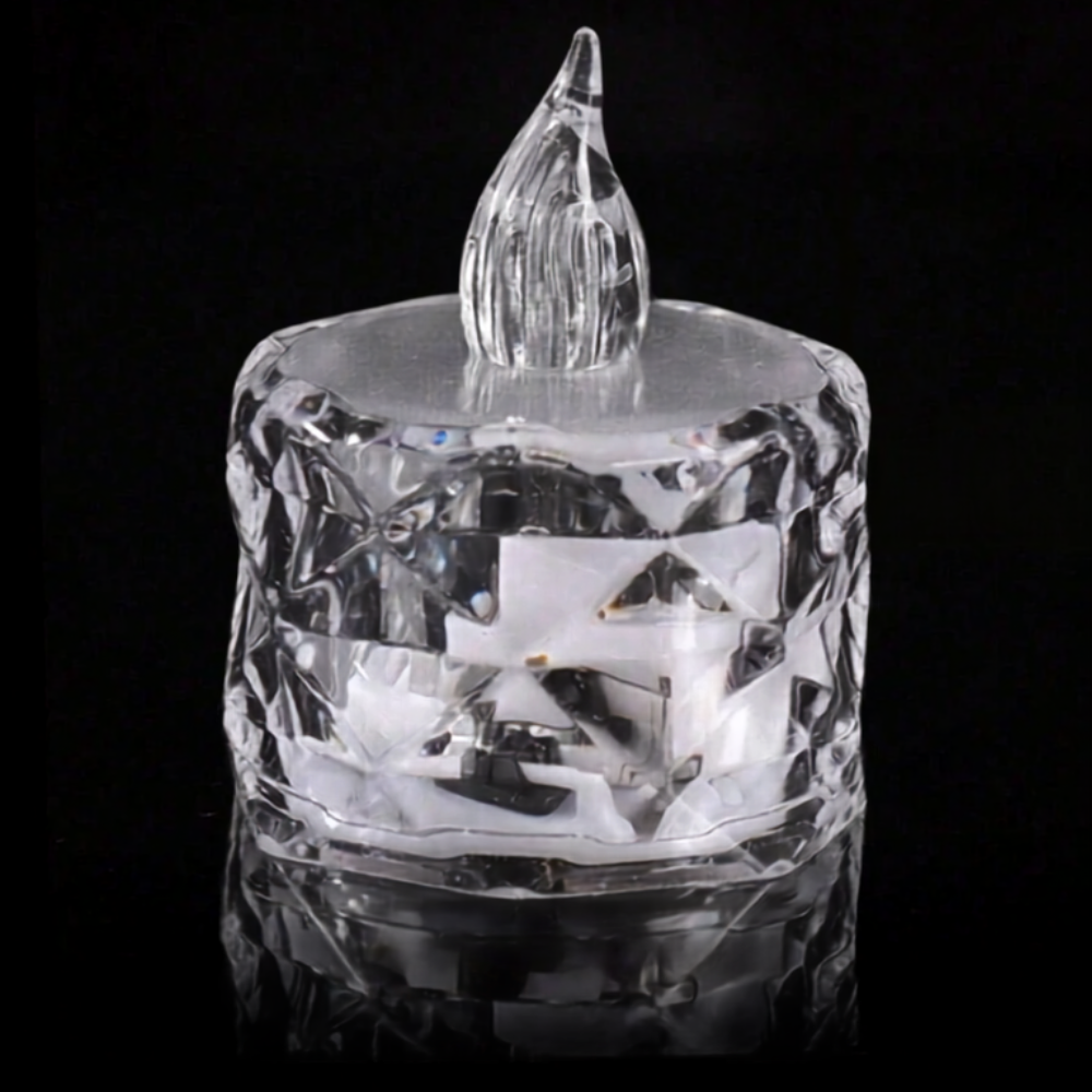 Battery Operated Flameless LED Tea Lights For Party Decor
