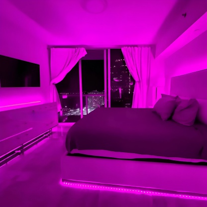 Set of 25 16ft Color Changing LED Strip Lights With 44 Key Remote Control