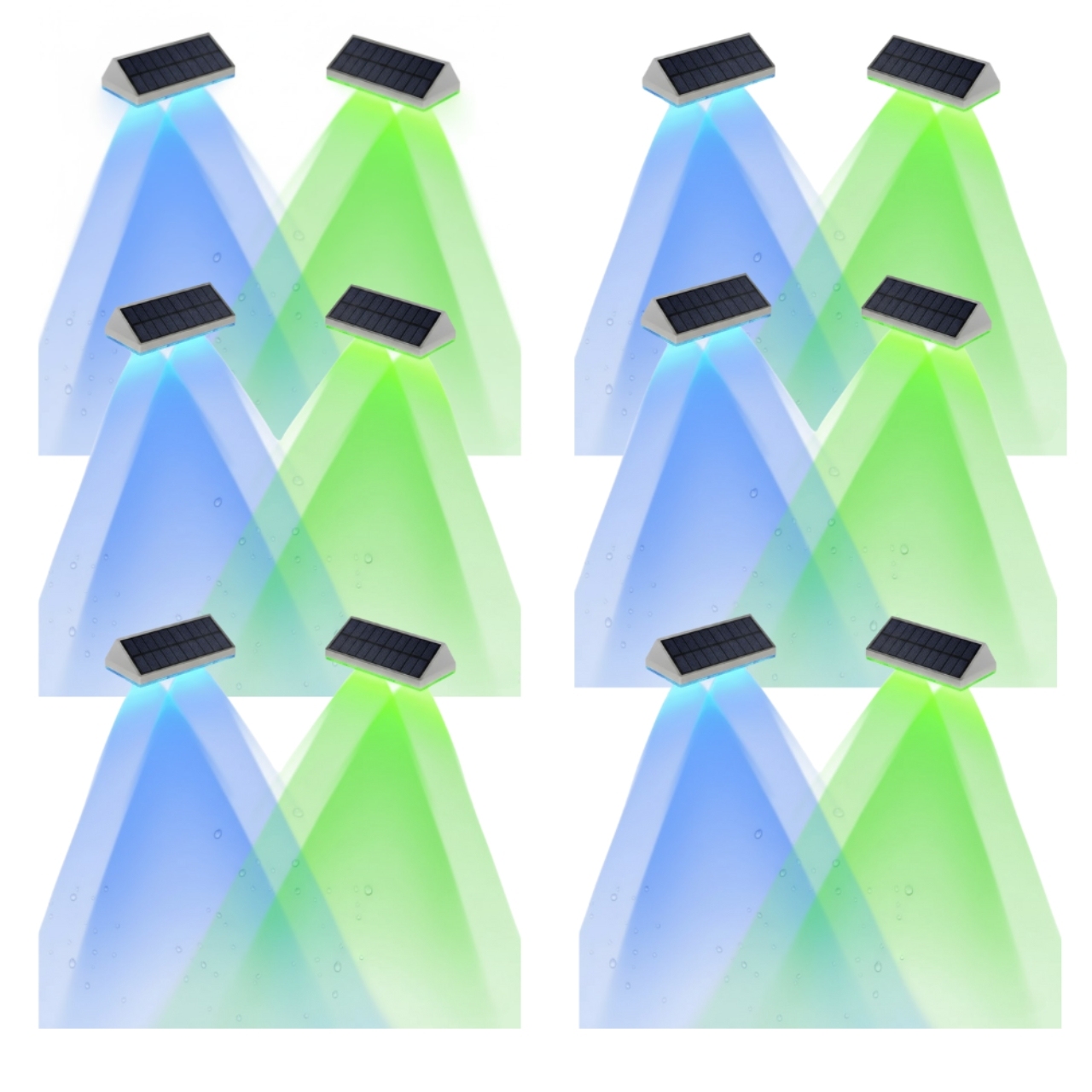 Solar Fence RGB Outdoor Decorative Garden Lights