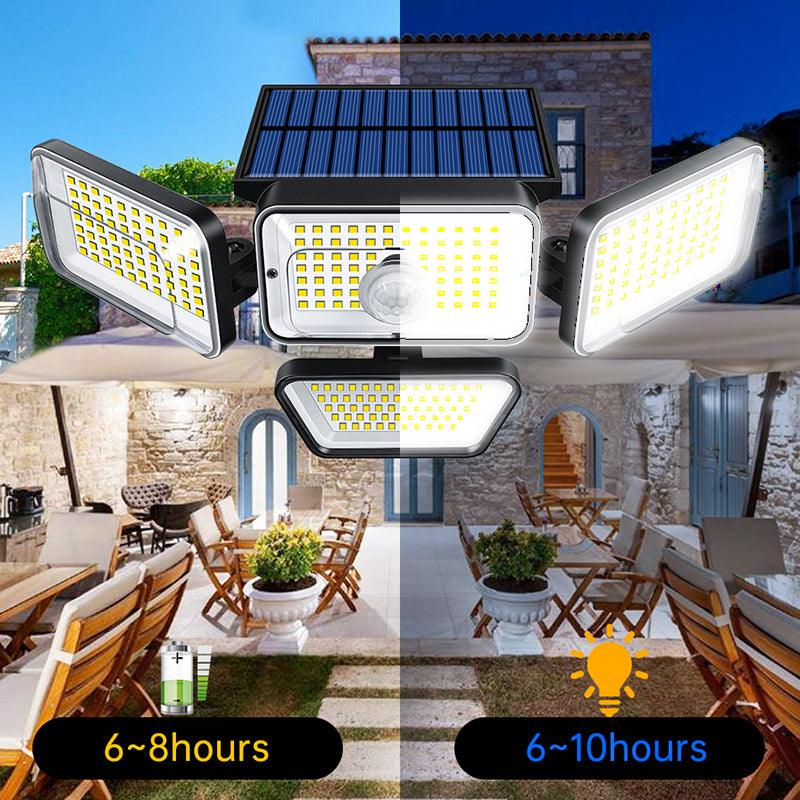 Solar Security Motion Sensor – Eco-Friendly Outdoor Illumination-Solar Wind LED Chime