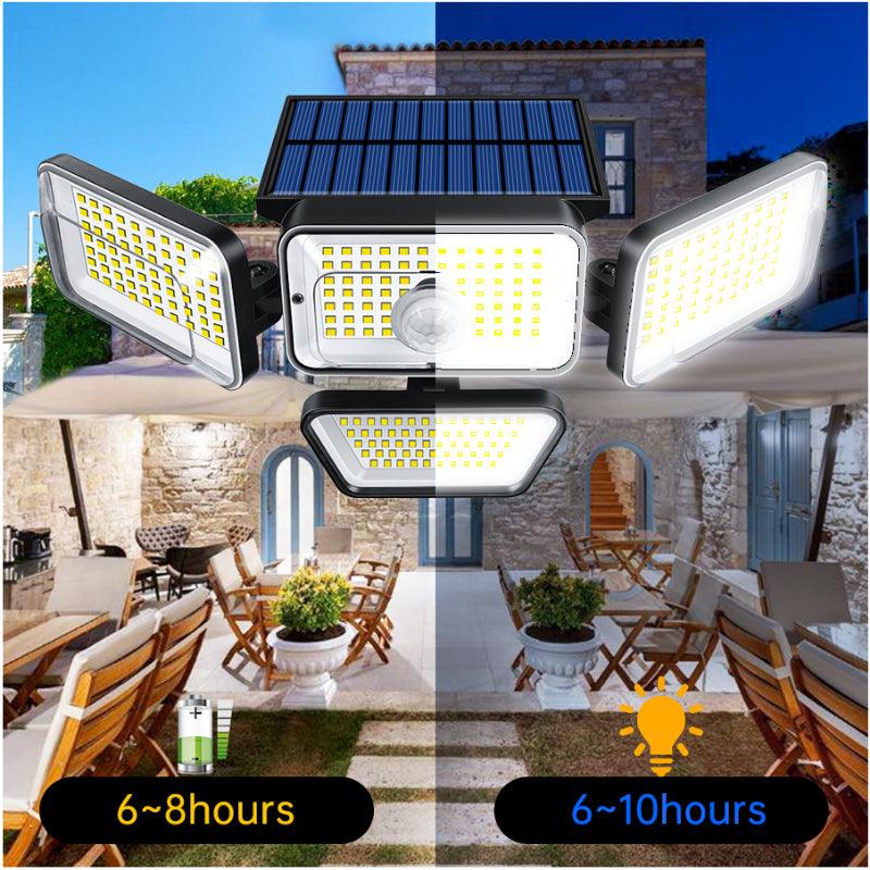 Solar Security Motion Sensor – Eco-Friendly Outdoor Illumination-Solar Wind LED Chime