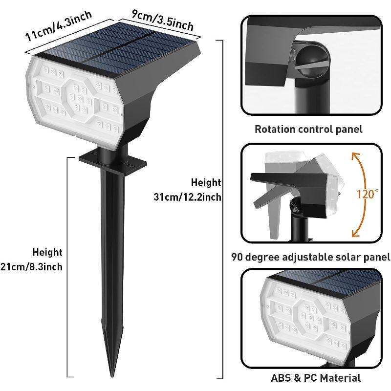 Solar Landscape Spotlights – Waterproof Outdoor LED Lighting-Solar Wind LED Chime