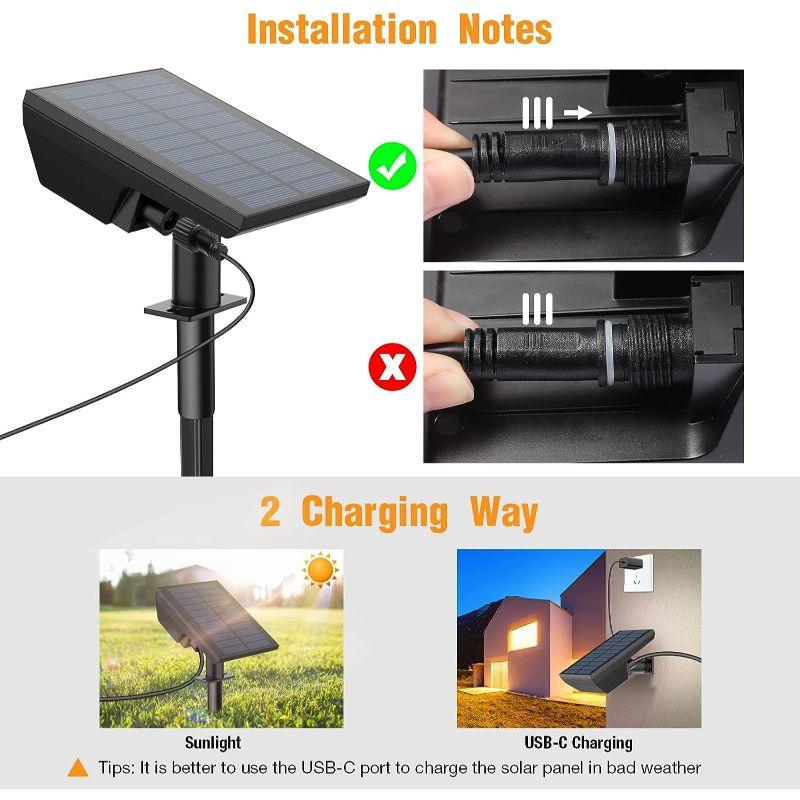 Solar Outdoor String Lights – Waterproof Warm White LED-Solar Wind LED Chime