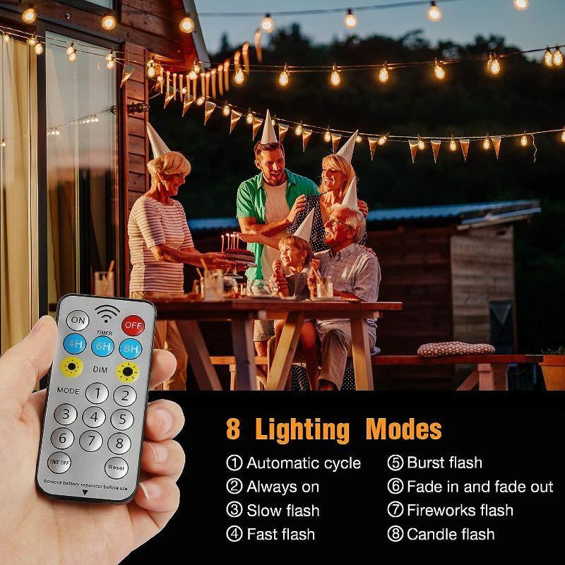 Solar Outdoor String Lights – Waterproof Warm White LED-Solar Wind LED Chime