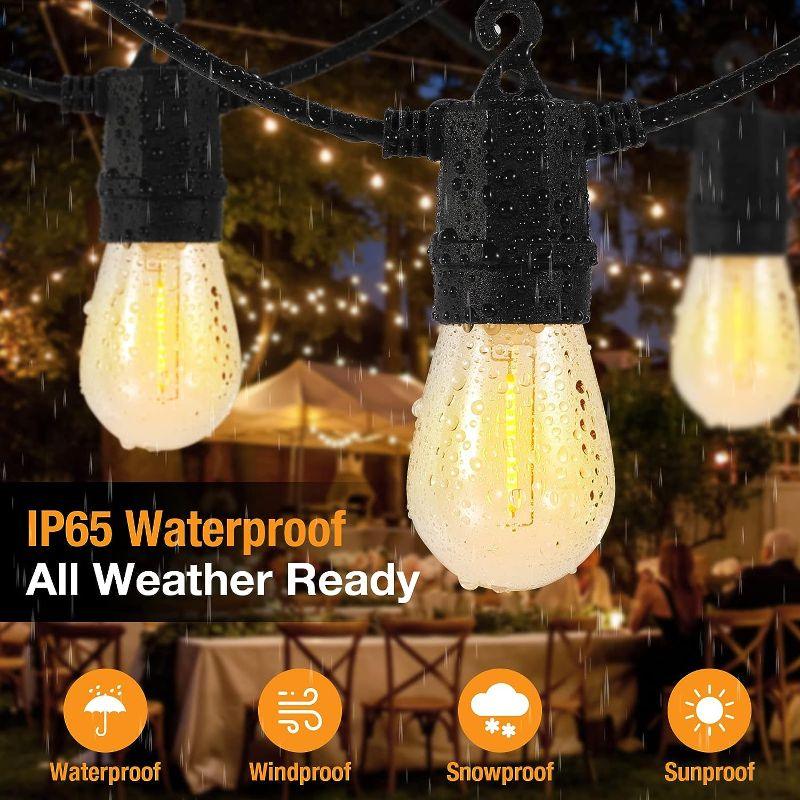 Solar Outdoor String Lights – Waterproof Warm White LED-Solar Wind LED Chime