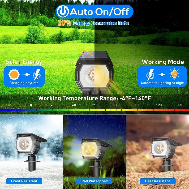 Solar Garden Lights – Waterproof Outdoor Pathway Lighting-Solar Wind LED Chime