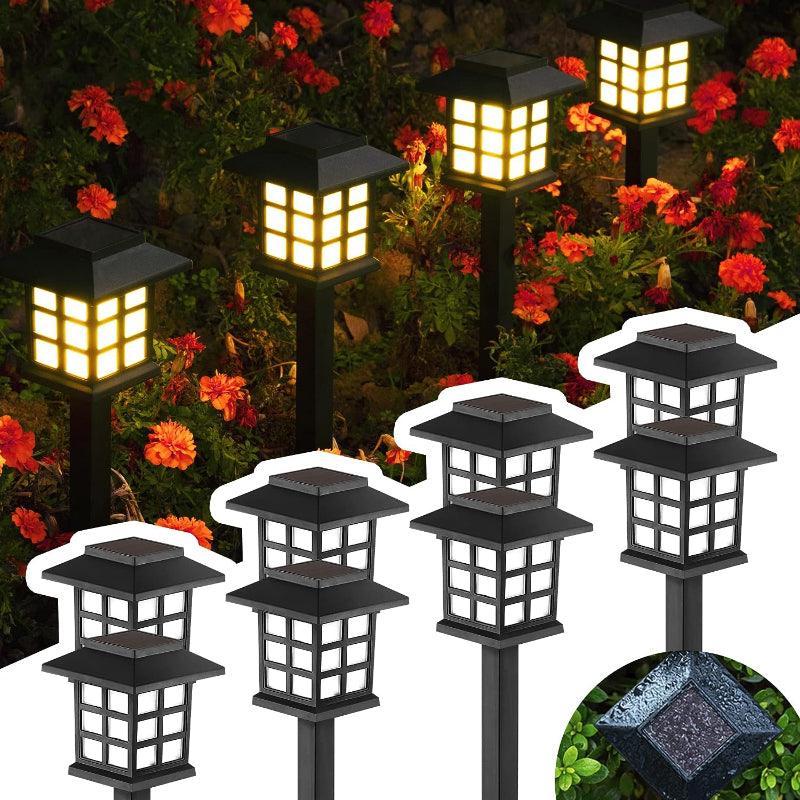 Solar Walkway Lights – Outdoor LED Garden Path Lighting-Solar Wind LED Chime