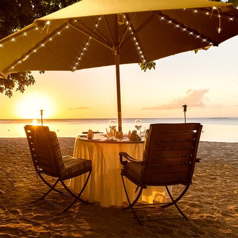 Solar Patio Umbrella Lights – Eco Friendly Outdoor Lighting-Solar Wind LED Chime