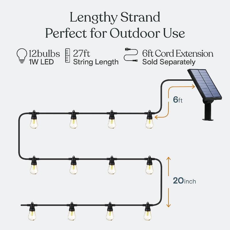 Solar Powered String Lights – Eco-Friendly Garden Illumination-Solar Wind LED Chime