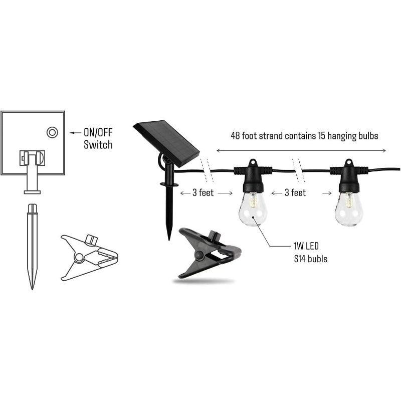 Solar Powered String Lights – Eco-Friendly Garden Illumination-Solar Wind LED Chime