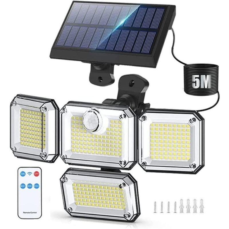 Solar Powered Security Light – Motion Sensor Outdoor LED Lighting-Solar Wind LED Chime