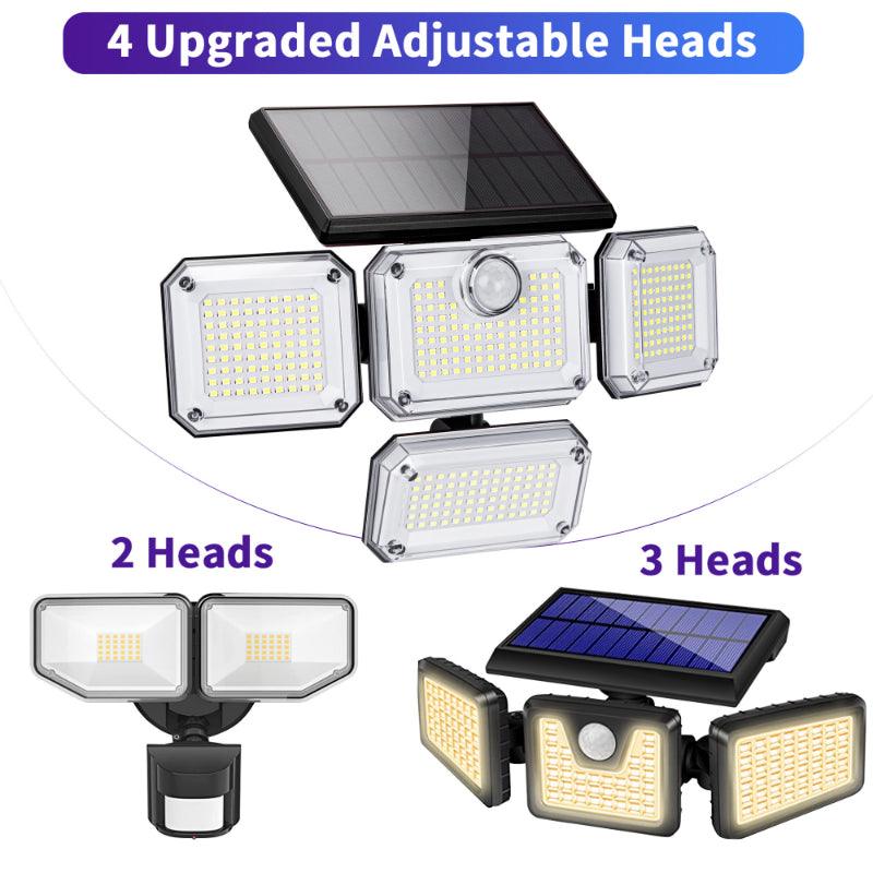 Solar Powered Security Light – Motion Sensor Outdoor LED Lighting-Solar Wind LED Chime