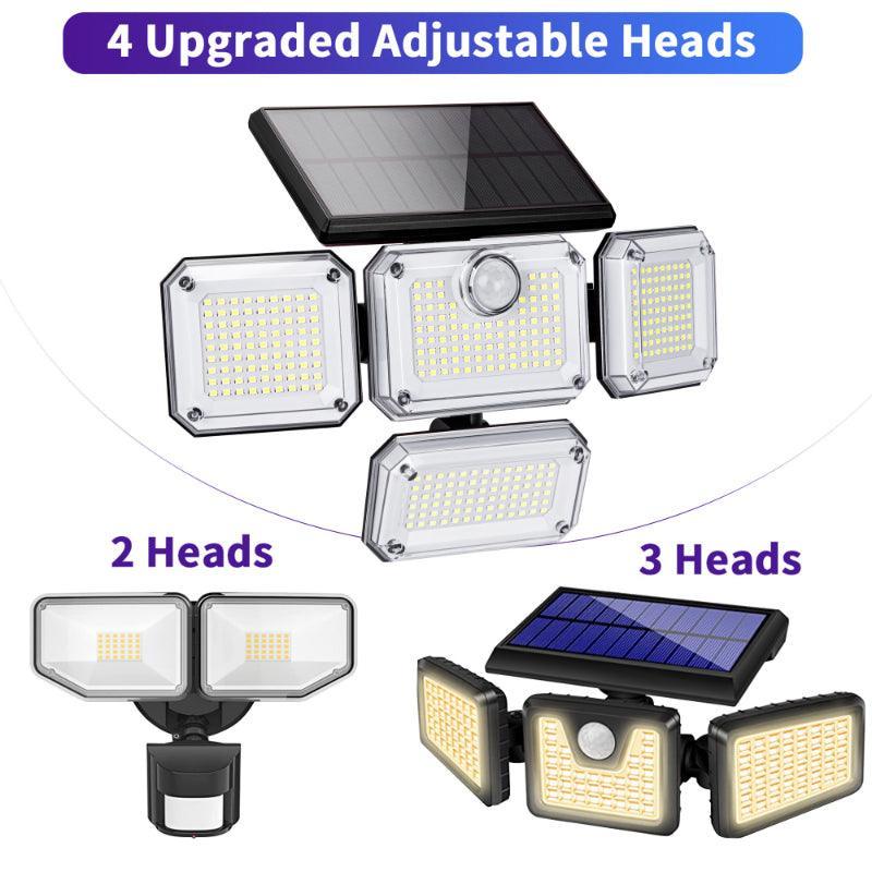 Solar Powered Security Light – Motion Sensor Outdoor LED Lighting-Solar Wind LED Chime