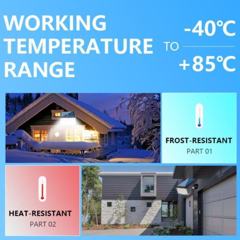 Solar Powered Spotlight Lamp - Adjustable Solar Lawn Light-Solar Wind LED Chime